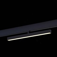 ST802.436.12 Магнитный трековый светильник Черный LED 1*12W 3000K 700Lm Ra&gt;90 120° IP20 L405xW22,5xH SKYLINE 48