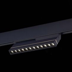 ST805.446.12 Магнитный трековый светильник Черный LED 1*12W 4000K 450Lm Ra&gt;90 36° IP20 L220xW22xH117 SKYLINE 48