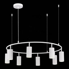 SL1213.503.08 Светильник подвесной ST-Luce Белый/Белый GU10 8*5W 4000K KENDO