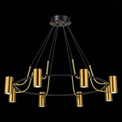 SL1215.403.08 Светильник подвесной ST-Luce Черный, Латунь/Латунь GU10 8*5W 4000K TALIA