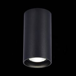ST157.442.15 Светильник потолочный Черный LED 1*15W 4000K 1 200Lm Ra>90 60° IP44 D75xH140 220-265V Накладные светильники