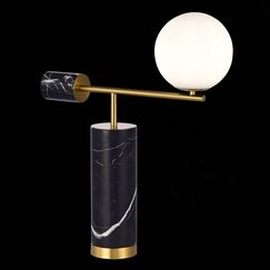 SL1008.404.01 Прикроватная лампа ST-Luce Латунь,Черный/Белый G9 1*5W DANESE