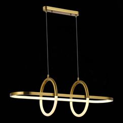 SL1579.313.01 Светильник подвесной ST-Luce Золотистый/Белый LED 1*48W 3000K MOFISTO