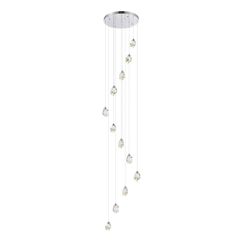 SL6114.103.12 Светильник подвесной ST-Luce Хром/Прозрачный LED 12*3W 3000K CASCATO