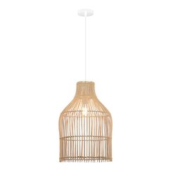 SL1513.523.01 Светильник подвесной ST-Luce Белый/Бежевый E27 1*40W CESTA