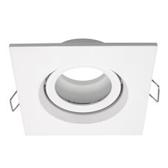 ST255.518.01 Св-к встр. Белый GU10 1*50W  IP65 L96xW96xH45 220V Без ламп Встраиваемые светильники