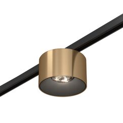 ST669.346.05 Магнитный трековый светильник Латунь LED 1*5W 4000K 350Lm Ra&gt;90 36° IP20 D60xH38 24V SUPER5