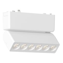 ST675.536.06 Магнитный трековый светильник Белый LED 1*6W 3000K 360Lm Ra&gt;90 IP20 L122xW26xH82 48V SKYFLAT