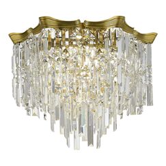 SL1659.302.10 Светильник потолочный ST-Luce Латунь/Прозрачный E14 10*60W OFELIA