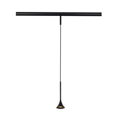 ST688.436.05 Магнитный трековый светильник Черный LED 1*5W 3000K Lm Ra&gt;90  IP20 D70xH225 24V SUPER5