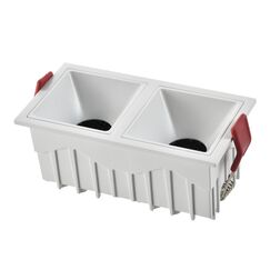 ST757.538.20 Св-к встр. Белый LED 2*10W 60° IP20 L65xW126xH52 85-265V В комплекте Встраиваемые светильники