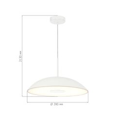 SL6128.503.01 Светильник подвесной ST-Luce Белый/Белый LED 1*24W 3000K LID
