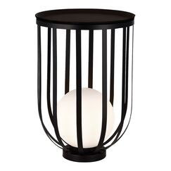 SL6129.404.01 Светильник настольный ST-Luce Черный/Белый E27 1*60W NORDIC