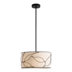 SL6228.413.03 Светильник подвесной ST-Luce Черный/Бежевый E27 3*60W ROOT