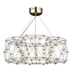 SL6602.203.48 Светильник подвесной ST-Luce Золотистый/Прозрачный LED 1*48W 4000K GRAVETTA