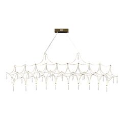 SL6603.203.23 Светильник подвесной ST-Luce Золотистый/Прозрачный LED 1*23W 4000K GRAVETTA