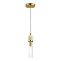 SL1244.303.01 Светильник подвесной ST-Luce латунь/прозрачный E14 1*40W MEDEA