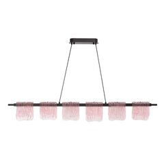 SL6021.403.36 Светильник подвесной ST-Luce черный/розовый LED 1*36W 3000K VOILE