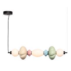 SL6134.443.01 Светильник подвесной ST-Luce черный/зеленый, розовый, желтый, синий, опаловый LED 1*24 FLORENTINI