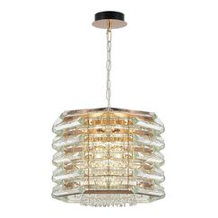 SL6137.203.08 Светильник подвесной ST-Luce медь/прозрачный E14 8*40W STROZZI