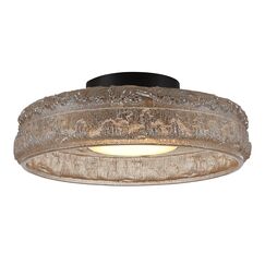 SL6143.422.01 Светильник потолочный ST-Luce черный/шампань LED 1*15W 4000K ANTIKE