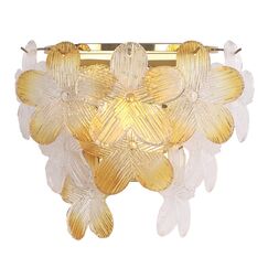 SL6240.201.02 Светильник настенный ST-Luce золотистый/Прозрачный, янтарный E14 2*60W TENDER