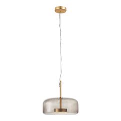 SL1053.243.01 Светильник подвесной ST-Luce Золотистый/Дымчатый LED 1*9W 3000K PALOCHINO