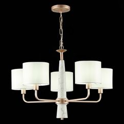 SL1163.203.05 Светильник подвесной ST-Luce Матовое золото/Белый E14 5*40W VELLINO