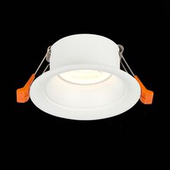 ST200.508.01 Св-к встр. Белый GU10 1*50W  D89xH40 220V Без ламп Встраиваемые светильники