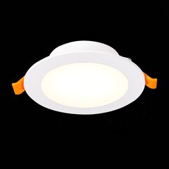 ST212.508.10 Св-к встр. Белый LED 1*10W 3000K/4000K/6000K 850Lm Ra80 110° IP20 D120xH30 220-240V Встраиваемые светильники
