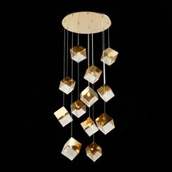 SL1182.203.12 Светильник подвесной ST-Luce Золотистый/Прозрачный, Золотистый G9 12*5W RIELLO
