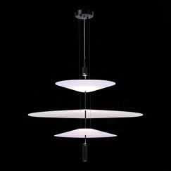 SL6101.423.01 Люстра подвесная ST-Luce Черный/Белый LED 1*15W 3000K ISOLA