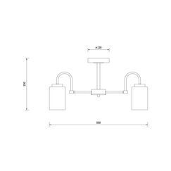 Потолочный светильник Freya FR5321CL-05BZ
