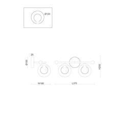Настенный светильник (бра) Freya FR5262WL-02BS