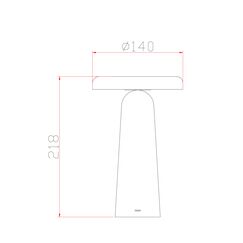 Аккумуляторный светильник Freya FR6109TL-L4B