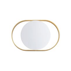 4246/7WW HIGHTECH ODL21 187 бел/золотист/металл Настенный светильник IP20 LED 7W 560Лм 3000K MONDY