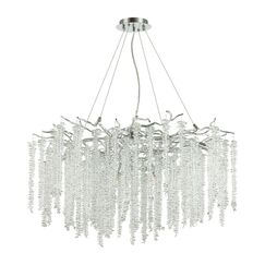 5004/14 HALL ODL23 637 серебристый/прозрачный металл/хрусталь Люстра G9 14*40W BANCHE