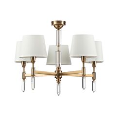 4894/5 MODERN ODL_EX22 207 бронзовый/белый/ткань Люстра E14 5*40W LONDON