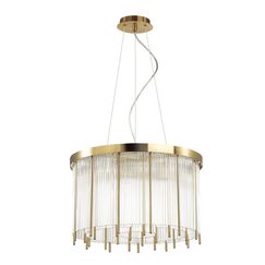 4788/7 HALL ODL21 663 золото/металл/стекло Люстра E14 7*40W YORK