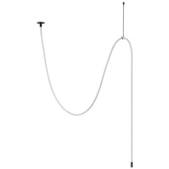 4391/40CL HIGHTECH ODL24 263 черный/металл/канат Потолочный св-к встраиваемый (2 крепления и крючок в комплекте) IP20 LED 40W 1580Лм 4000K CORDA