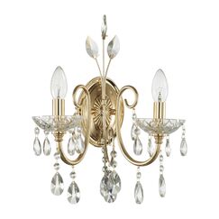 4977/2W HALL ODL23 649 золотой/хрусталь Бра E14 2*40W VERSIA