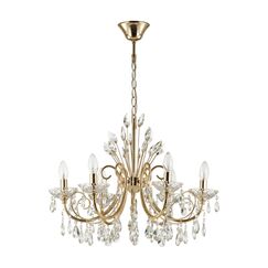 4977/6 HALL ODL23 649 золотой/хрусталь Люстра E14 6*40W VERSIA