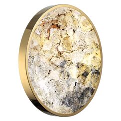 5079/50L L-VISION ODL24 535 зол/серо-бежевый/металл/натур.камень/акрил Настенный светильник с переключ.цветов.темпер. LED 50W 3000К/4000K/6000K BERGI