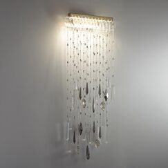 5420/10WL HALL ODL_EX25 79 античная бронза/металл/стекло/хрусталь Настенный светильник LED 10W 4000K 573Лм AFINA