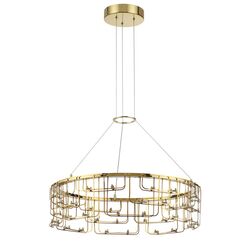 7060/44L HIGHTECH ODL26 Подвесной светильник  нерж/сталь золото IP20 LED 44W 3960Лм 3000K 220V ZAHA