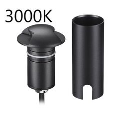 6662/2GL3 NATURE ODL25 729 черный/металл Встраиваемый грунтовый светильник IP67 LED 3W 3000K 75° 12V/24V WALD (нужен драйвер 357781/357782)