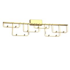 7060/12WL HIGHTECH ODL26 Настенный светильник  нерж/сталь золото  IP20 LED 12W 1080Лм 3000K 220V ZAHA