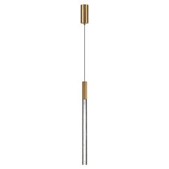 6679/4L L-VISION ODL24 271 Подвесной светильник античная бронза/металл/хрусталь IP20 LED 4W 240Лм 4000K ALETTA