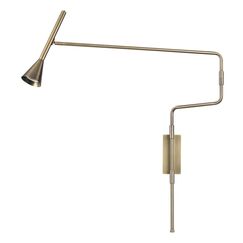 7032/1W HIGHTECH ODL25 677 Настенный светильник бронзов/металл/металл с выкл. IP20 GU10 LED 1*10W 220V IZZY