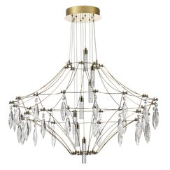 7000/51CL CLASSIC ODL_EX25 83 Потолочный светильник металл/хрусталь/нерж сталь IP20 LED 51W 4000K 220-240V FLAMENCO